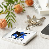 ユダヤ人 キーホルダー (側面)