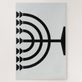 ユダヤ人（ユダヤ教）メノラー（ユダヤ教の象徴） ジグソーパズル (縦)