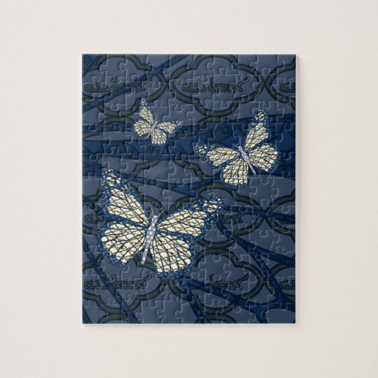 ユダヤ人（昆虫）オオカバマダラ、モナークパズル ジグソーパズル (縦)