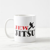 ユダヤ人Jitsu -おもしろいなユダヤ人のユーモア コーヒーマグカップ (左)