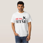 ユダヤ人Jitsu -おもしろいなユダヤ人のユーモア Tシャツ (正面フル)
