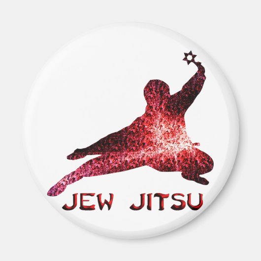 ユダヤ人Jitsu マグネット (正面)
