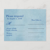 ユダヤ人RSVP インビテーションポストカード (裏面)