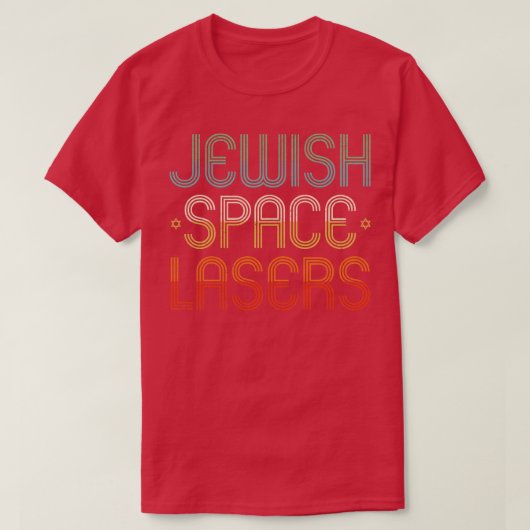 ユダヤ宇宙レーザー Tシャツ (デザイン正面)