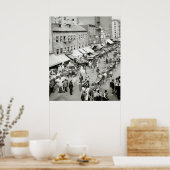 ユダヤ市場、ニューヨーク1890年代 ポスター (キッチン)