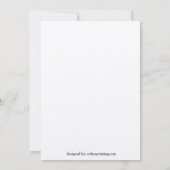 ユダヤ式結婚式の招待状を見つけた 招待状 (裏面)