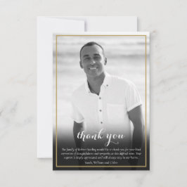 ユダヤ式葬儀 黒白写真 ダビデの星 サンキューカード