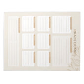 ユダヤ忙し人の母の脳ダンプ2024 ノートパッド (正面)