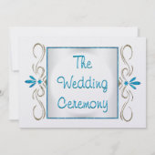 ユダヤ教がユダヤ教結婚の儀式を盛り上げる 招待状 (裏面)