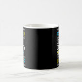 ユダヤ教のお茶目なハヌカ柄のダサ可愛いセーター コーヒーマグカップ (中央)