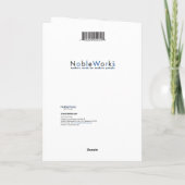 ユダヤ教のホリデーカード – フェスティバルオブライツハヌカー カード (裏面)