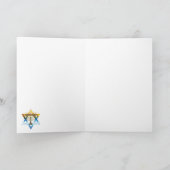 ユダヤ教のホリデーカード – フェスティバルオブライツハヌカー カード (内部)