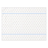 ユダヤ教のホリデーテーブルクロスのスター&ブ淡い色のルーエドギング テーブルクロス (正面(横))