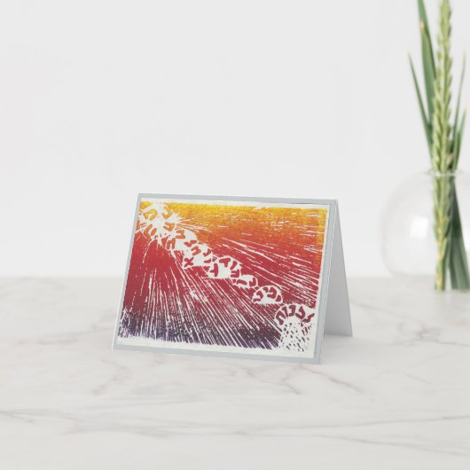 ユダヤ教の新年カード 詩篇90:12 シーズンカード (正面)