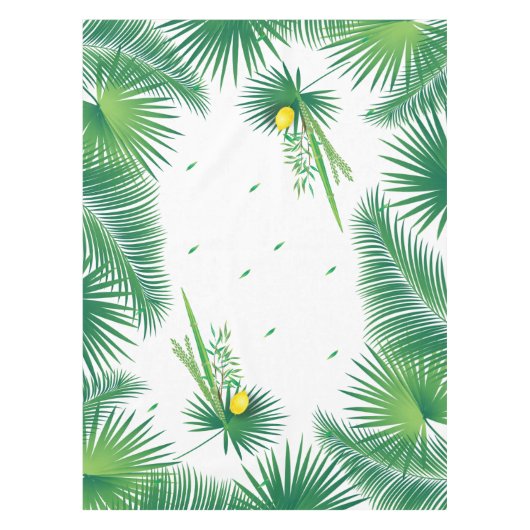 ユダヤ教の祝日スクートヴィンテージ テーブルクロス (正面)