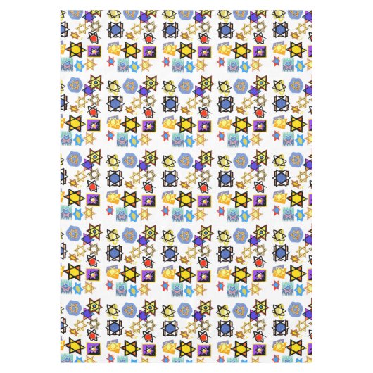 ユダヤ教の祝日 – デザイナーテーブルクロス – 贈り物 テーブルクロス (正面)