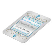 ユダヤ教の繁栄 – 日付を保存パーソナライズされた- マグネット (左側)