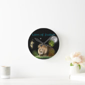 ユダヤ教の贈り物と衣服の獅子 ラウンド壁時計 (ホーム)