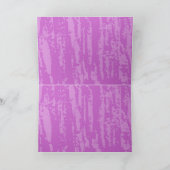 （ユダヤ教の）バル・ミツバーの単語のことわざのバーのこうもりのサンキューカード サンキューカード (内部)