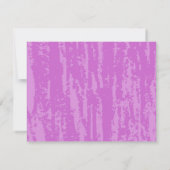 （ユダヤ教の）バル・ミツバーの単語のことわざのバーのこうもりの応答カード 出欠カード (裏面)