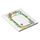 (ユダヤ教の)バル・ミツバーノート子供へキュート恐竜パーティーメモ帳 ノートパッド (アングル)