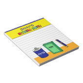 （ユダヤ教の）バル・ミツバーパーソナライズされたアイテム – カラフル ノートパッド (アングル)