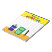 （ユダヤ教の）バル・ミツバーパーソナライズされたアイテム – カラフル ノートパッド (回転)