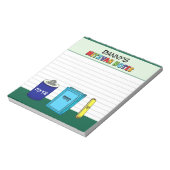 （ユダヤ教の）バル・ミツバーパーソナライズされたアイテム – 緑 ノートパッド (回転)