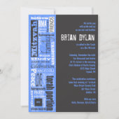 （ユダヤ教の）バル・ミツバーワードズことわざバーこうもり招待状招待状 招待状 (正面)