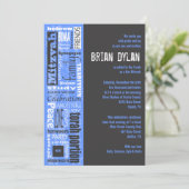 (ユダヤ教の)バル・ミツバーワードズことわざバーこうもり招待状招待状 招待状 (スタンド正面)