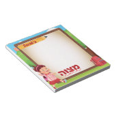 (ユダヤ教の)バル・ミツバー注記 |(ユダヤ教の)バル・ミツバー・ツェテル |パーソナライズされた  ノートパッド (アングル)