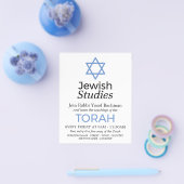 ユダヤ教ダビデの星広告 チラシ (シングル)