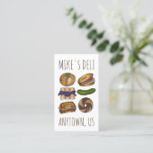 ユダヤ教デリフードベーゲルクニッシュピックルルーベンブラインツ 名刺 (スタンド正面)