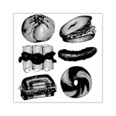 ユダヤ教デリーフーズBagel Loxニーシュブリニーズピックル ラバースタンプ (インプリント)
