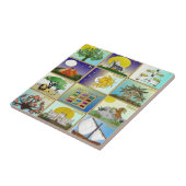 ユダヤ教十二部族 タイル (側面)