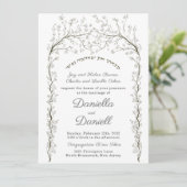 ユダヤ教 ヘブライ語 結婚式 招待状 創造的なフッパー (スタンド正面)