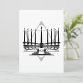 （ユダヤ教）メノラーおよび星 (スタンド正面)
