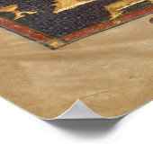 (ユダヤ教)メノラーその他の船舶 ポスター (角)