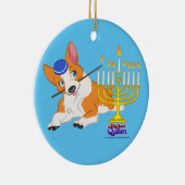 (ユダヤ教)メノラーのオーナメントをつけること セラミックオーナメント (右)