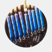 （ユダヤ教）メノラーのオーナメント セラミックオーナメント (裏面)