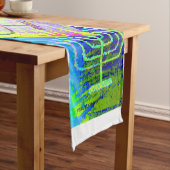 (ユダヤ教)メノラーのテーブルのランナー ショートテーブルランナー (インサイチュ)