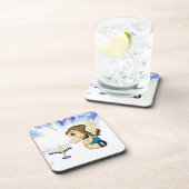 （ユダヤ教）メノラーの天使 コースター (右側)