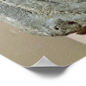 （ユダヤ教）メノラーを描いたレリーフ、 浮き彫り ポスター (角)