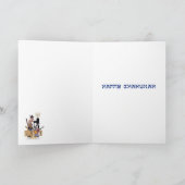 （ユダヤ教）メノラーアニマルバンド – ウサギハヌカー（ユダヤ教の祭り） カード (内部)