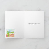 (ユダヤ教)メノラーカボスハヌカー カード (内部)