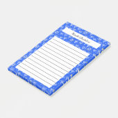 (ユダヤ教)メノラースターオブデイヴィッドハヌッカブルーカスタムメモ帳 ポストイット (アングル)