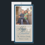 （ユダヤ教）メノラーハヌカー写真カード シーズンカード<br><div class="desc">（ユダヤ教）メノラーHanukkahフォトカード。おカスタマイズ家族の写真を追加してこのカード。</div>