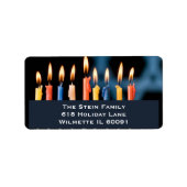 （ユダヤ教）メノラーハヌカー ラベル (正面)