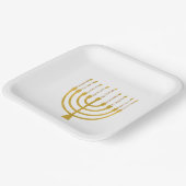 (ユダヤ教)メノラーハヌッカシアルキャンドルスケッチ結婚ズ ペーパープレート (傾斜あり)