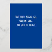 （ユダヤ教）メノラーフレームと写真 箔シーズンカード (裏面)